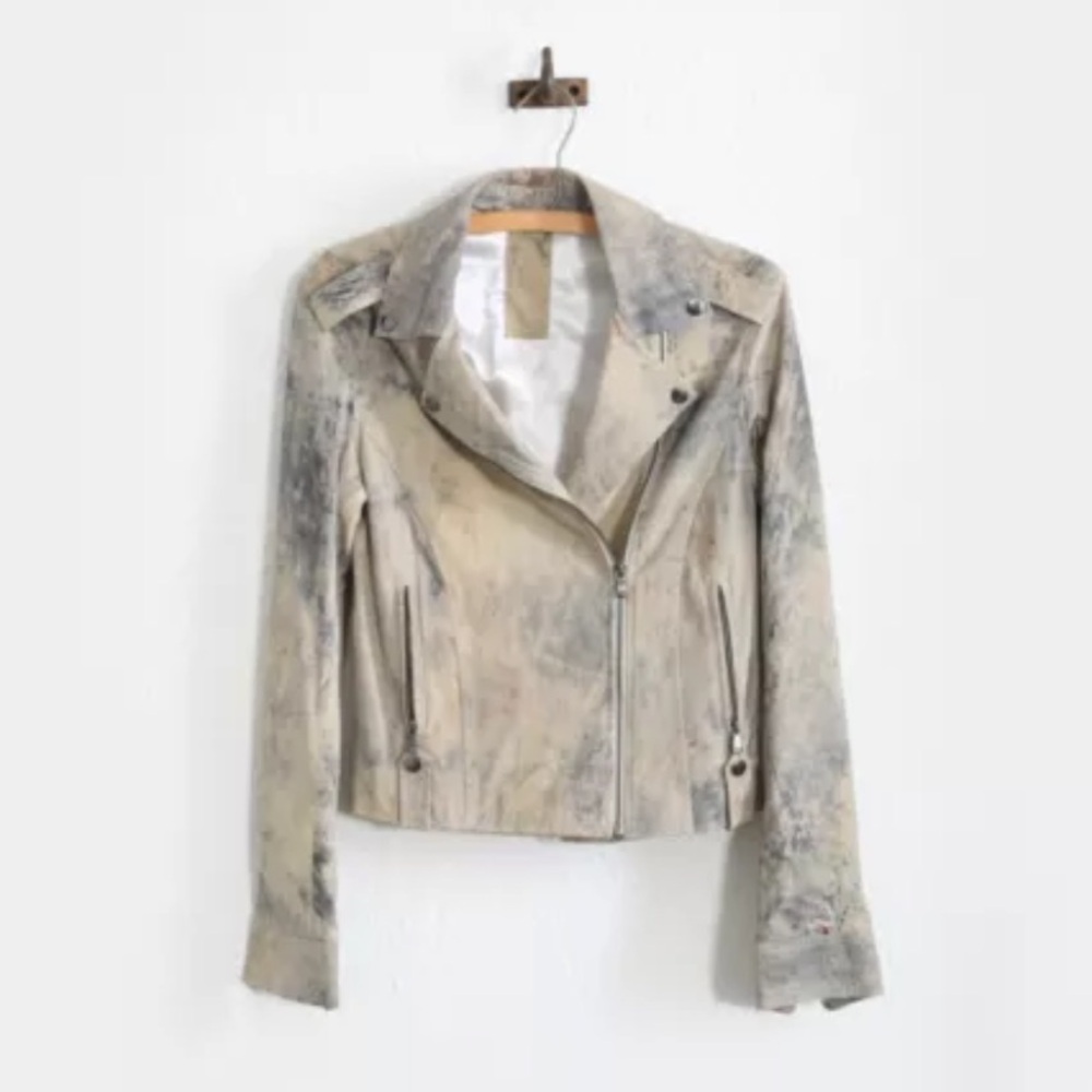 Malibu Road leather motorcycle jacket XS